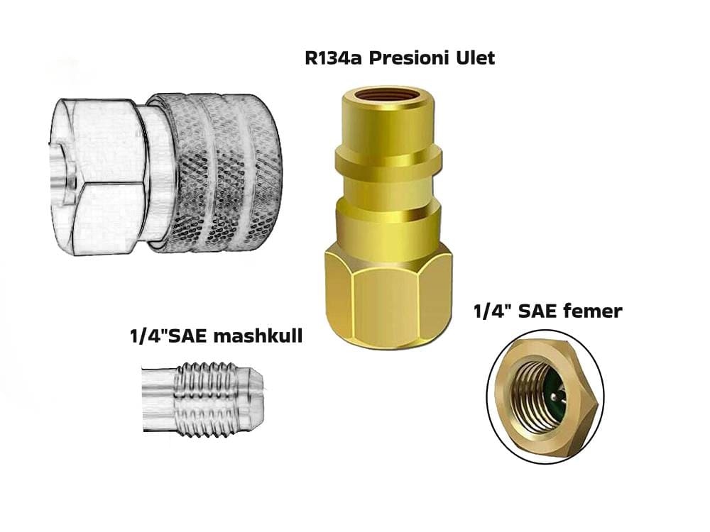 ACL026 - Adaptor per aparat mbushje me gaz a/c