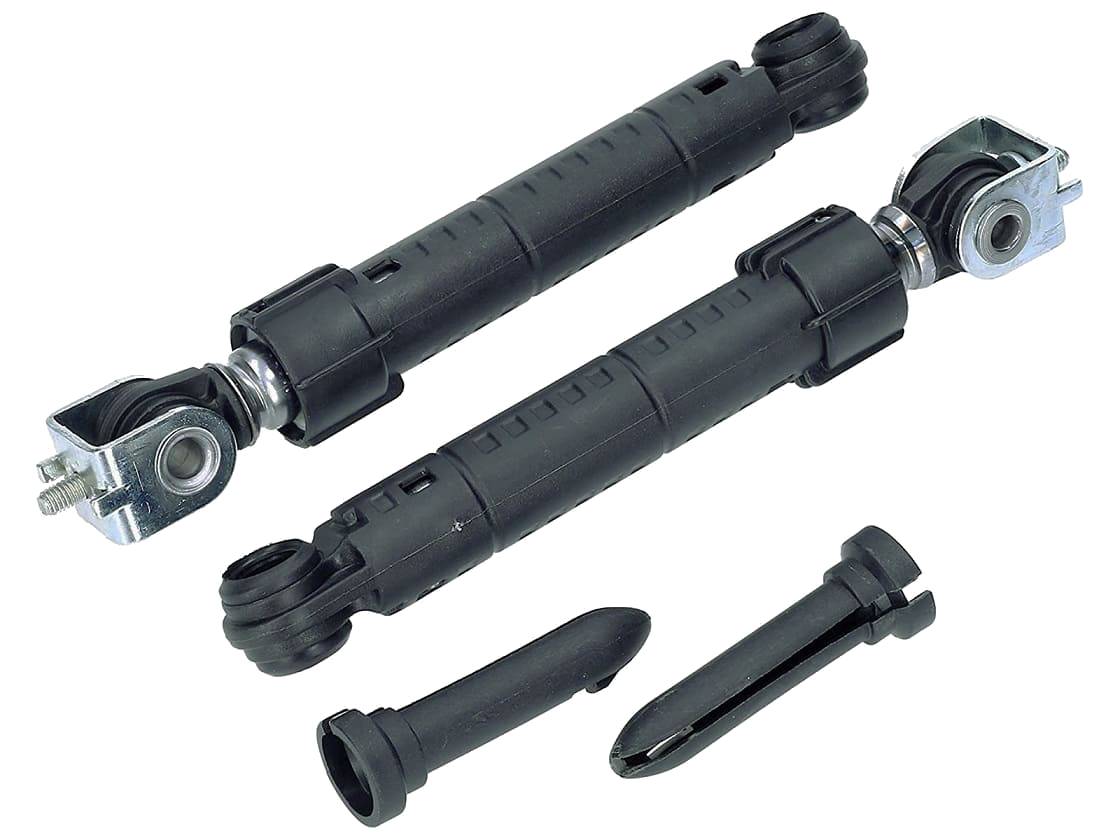AMR1109 - kit 2 cope amortizator plastik 165mm ø8 ø13 100n (ansa) ariston kunjë në mes shkurter