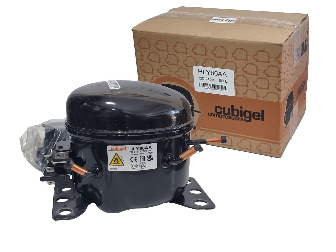 MFF08CB - Kompresor R600 LBP 08.10cm³ CUBIGEL HLY80AA 1/6hp 130w
