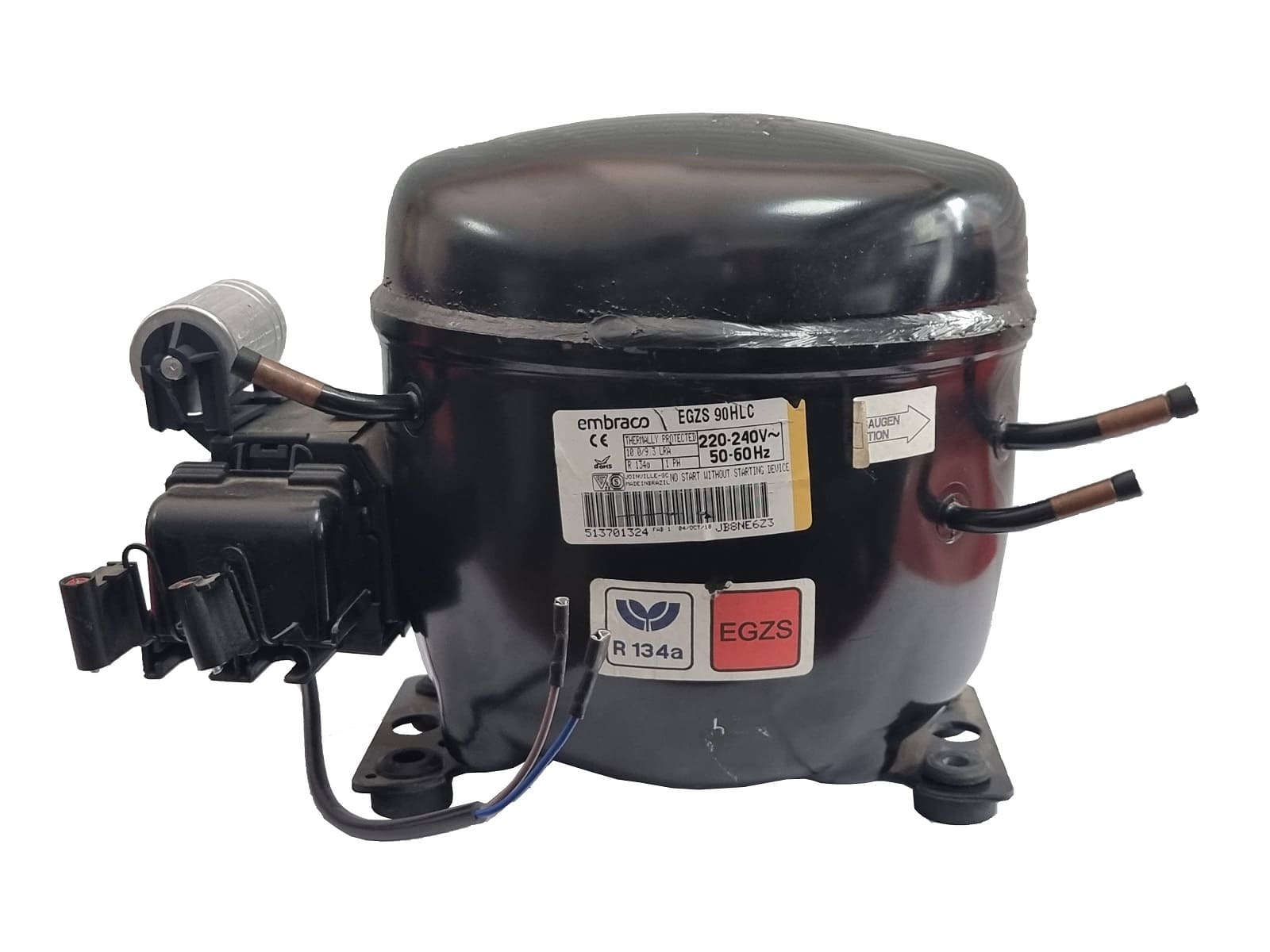 MFF03EB - Kompresor R134a LBP 07.15cm³ embraco EGZS90HLC 1/4 hp 223w