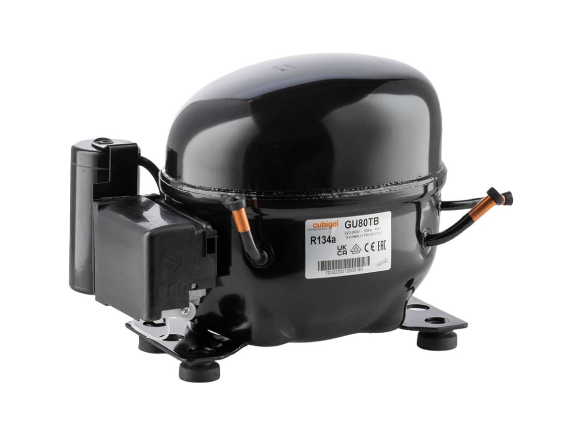 MFI36CB - Kompresor R134a HBP 08.10cm³ CUBIGEL GU80TB 1/4hp 830w