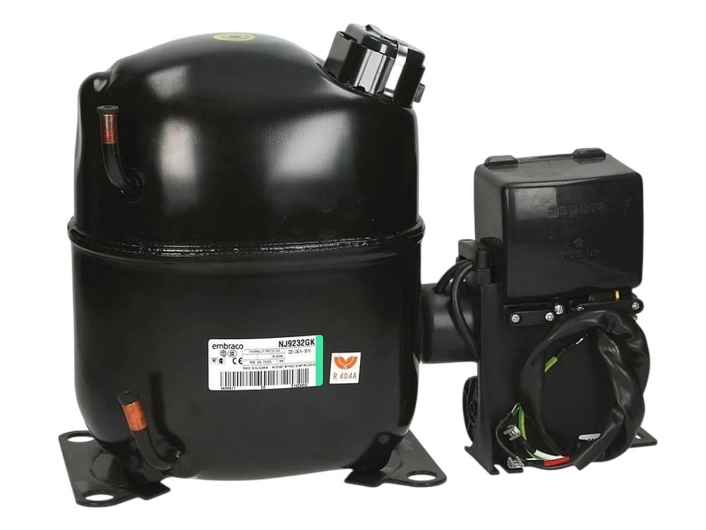 MFI43EB - Kompresor R404 HBP 26.2cm³ EMBRACO NJ9232GK 1.1/4hp 4.080w