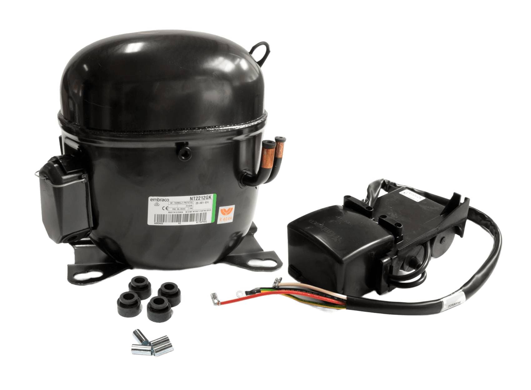 MFI49EB - Kompresor R404 LBP 27.8cm³ EMBRACO NT2212GK 1.1/2hp 1.377w