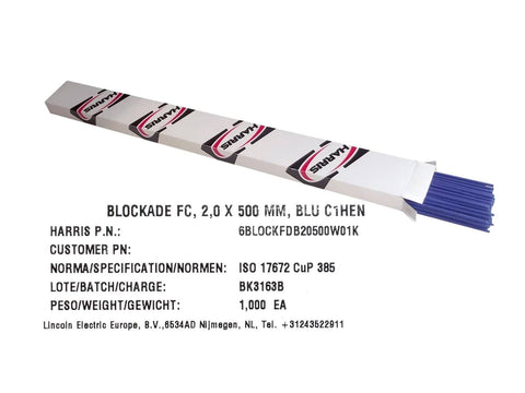 ODA002 - Elektroda me boraco blu Harris