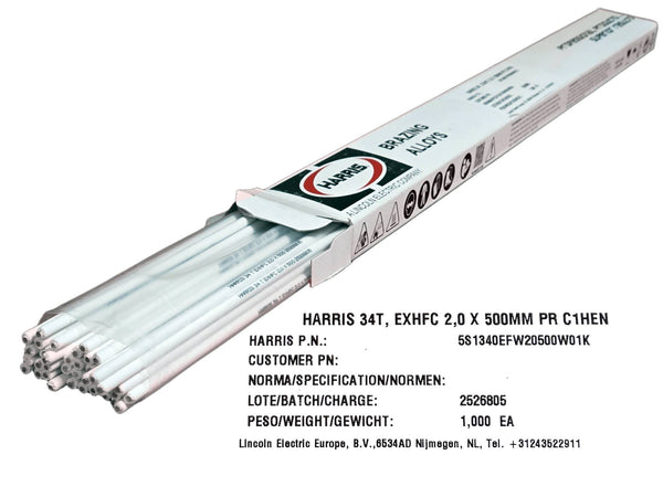 ODA005 - Elektroda argjendi 34% me boraco te bardhe Harris