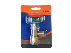 RBN601 - Rubinet gaz litrosh R600a 1/4m 1/4f filetim 7/16f (CT-341)