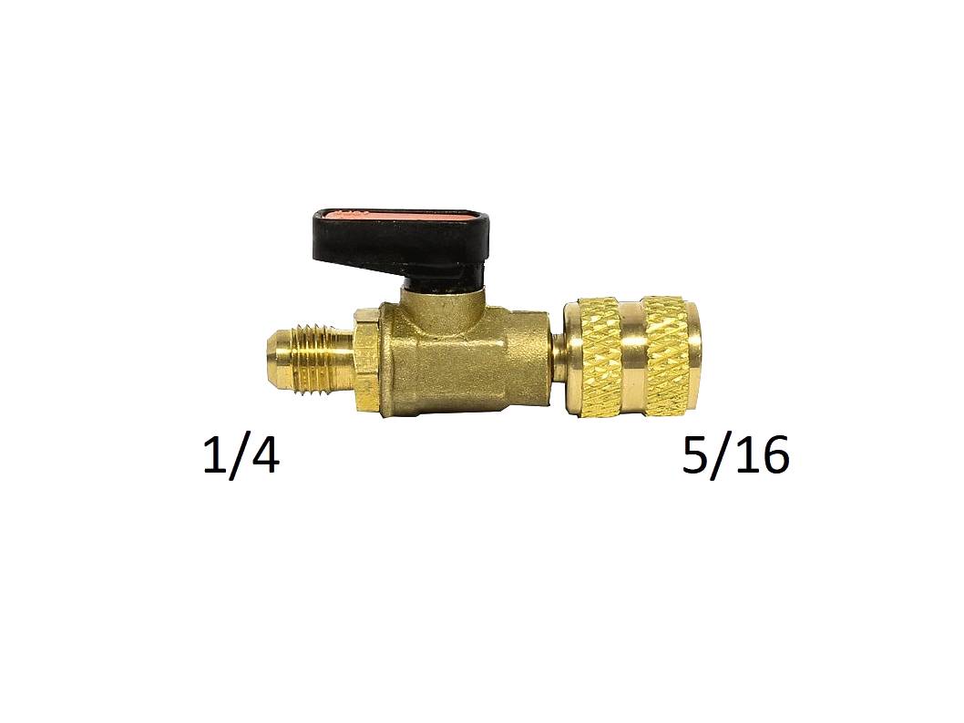 RBN606 - Rubinet gaz litrosh R410a 1/4m 5/16f