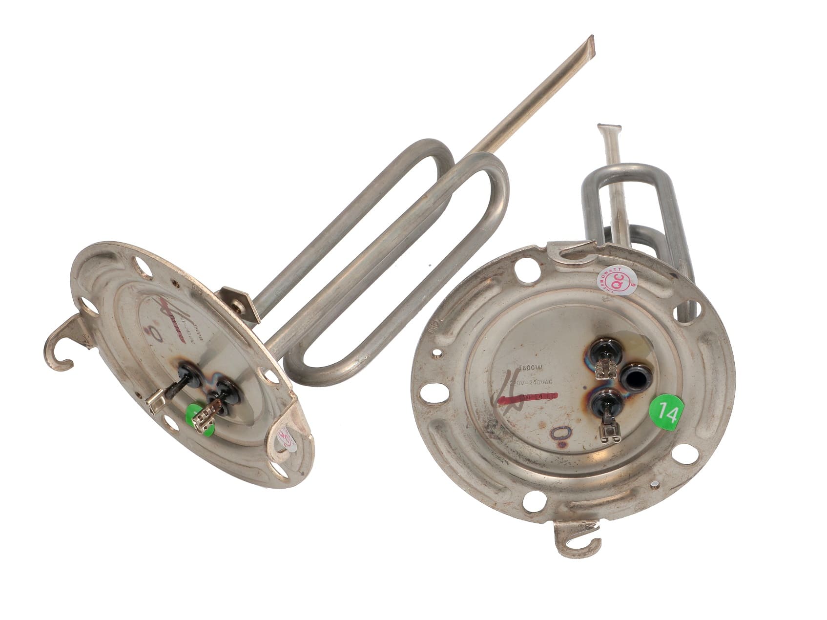 RZB018 - Rezistence bolier inox Ø128mm 5vrima+anodo 1800w
