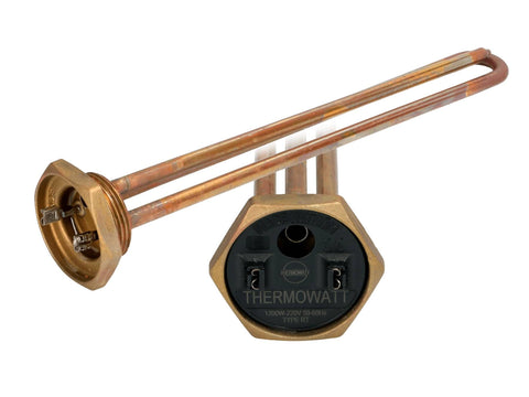 RZB040 - Rezistence bolier Ø48mm drejte filet 1200W