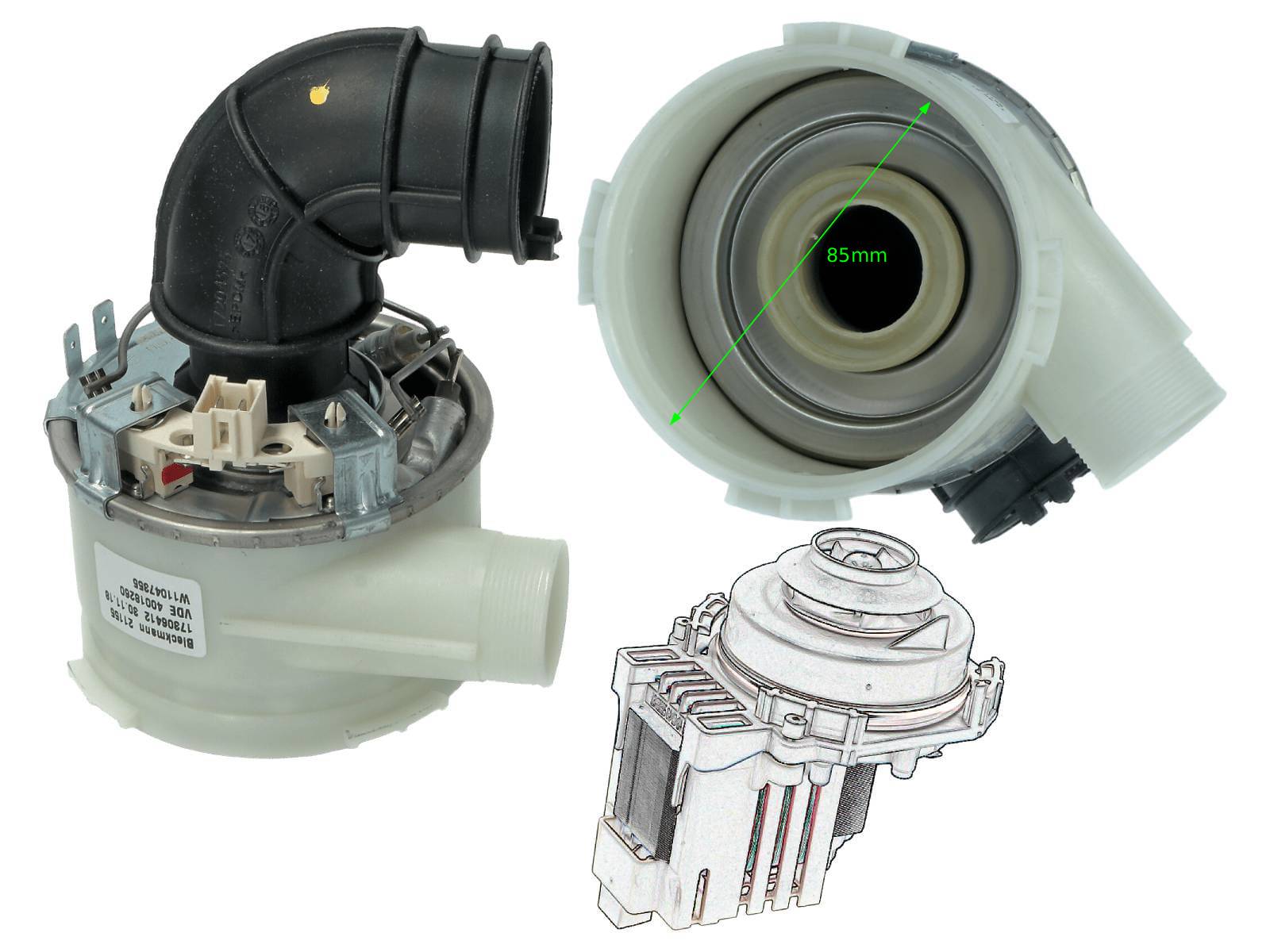 RZL1136 - Rezistence Lavastovilje shtepiake Indesit Ø85mm