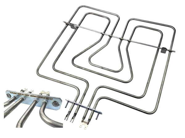 RZS0729 - Rezistence sobe dopio d.mes 8.6cm Zanussi 800+1650w (STF)