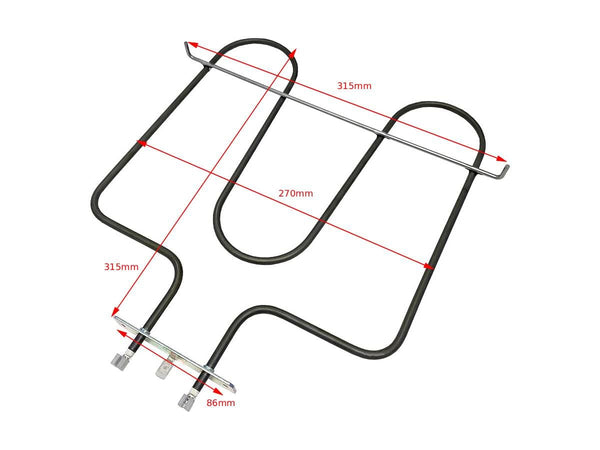 RZS1104 - Rezistence sobe teke d.mes 8.6cm 1500w Indesit