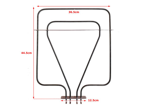 RZS1503 - Rezistence sobe dopio d.mes 8.6cm Miele 574w 220v+587w 70.8v