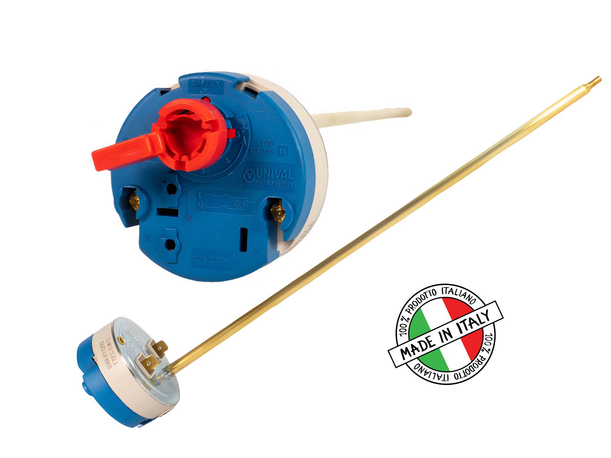 TRD019 - Termostat bolieri rethor 20a Unival me Lev