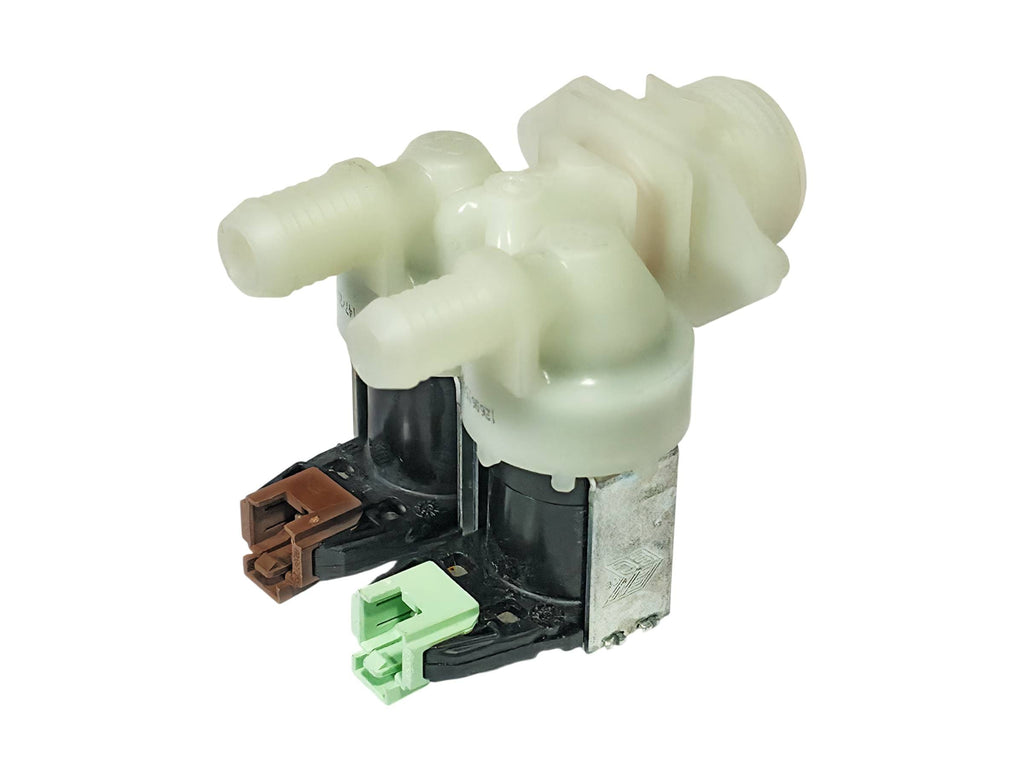 VAL0723 - Elektrovalvul Lavatrice 2D 180° Zanussi fiksim-inkastro rast2.5 ø14mm