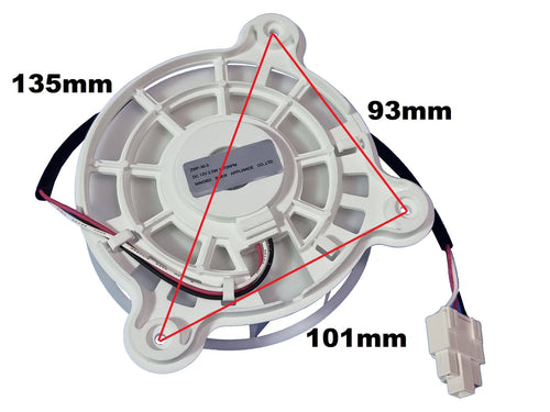VNT416 - Ventilator no frost DC12v 1780rpm 2.5w 3fije