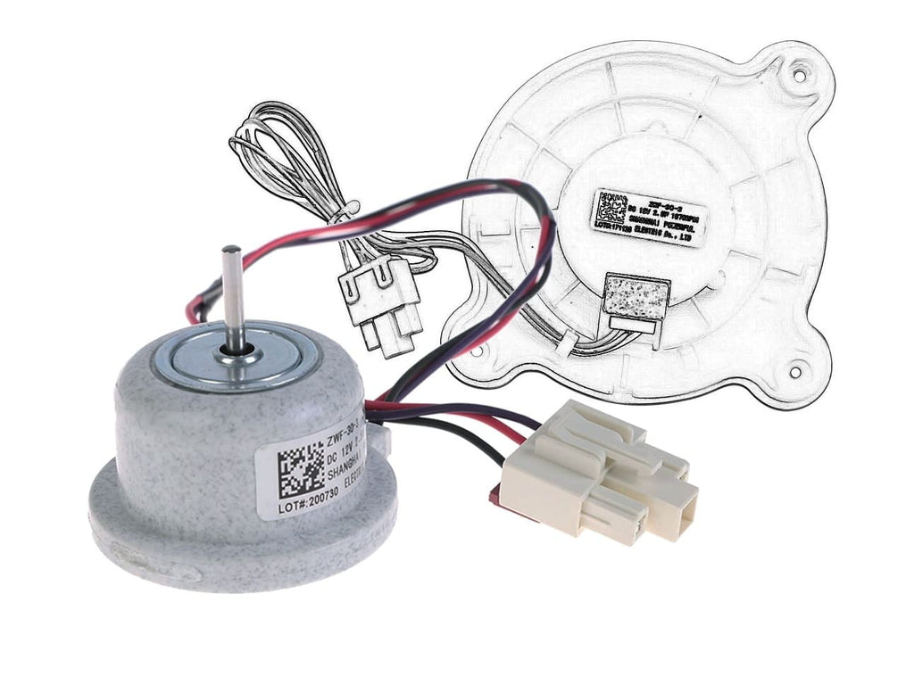 VNT418 - Ventilator no frost DC12v 1300rpm 2.5w 3fije