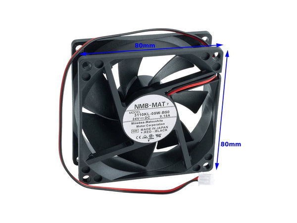 VNT511 - Ventilator retro DC24v 80x80x25mm 2.88w