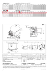 MFF02DF - Kompresor R600 LBP 11.2cm³ Secop HMK12AA 1/4hp 198w