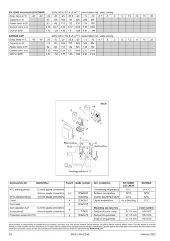 MFF00DF - Kompresor R600 LBP 13.25cm³ SECOP NLX13KK 1/4hp 231w