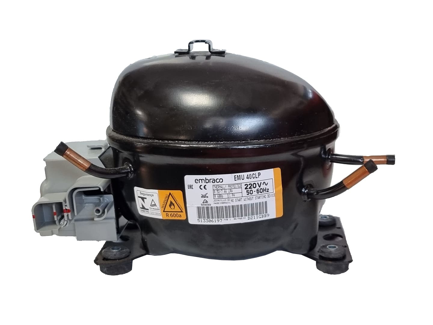 MFF29EB - Kompresor R600 LBP 05.96cm³ embraco EMU40CLP 1/8hp 101w amballazhim