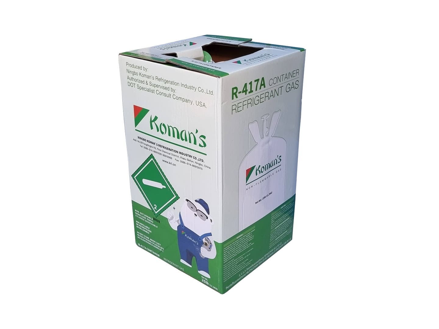 GAZ018 - Bombul gazi e madhe R417a (11.3kg) Koman's
