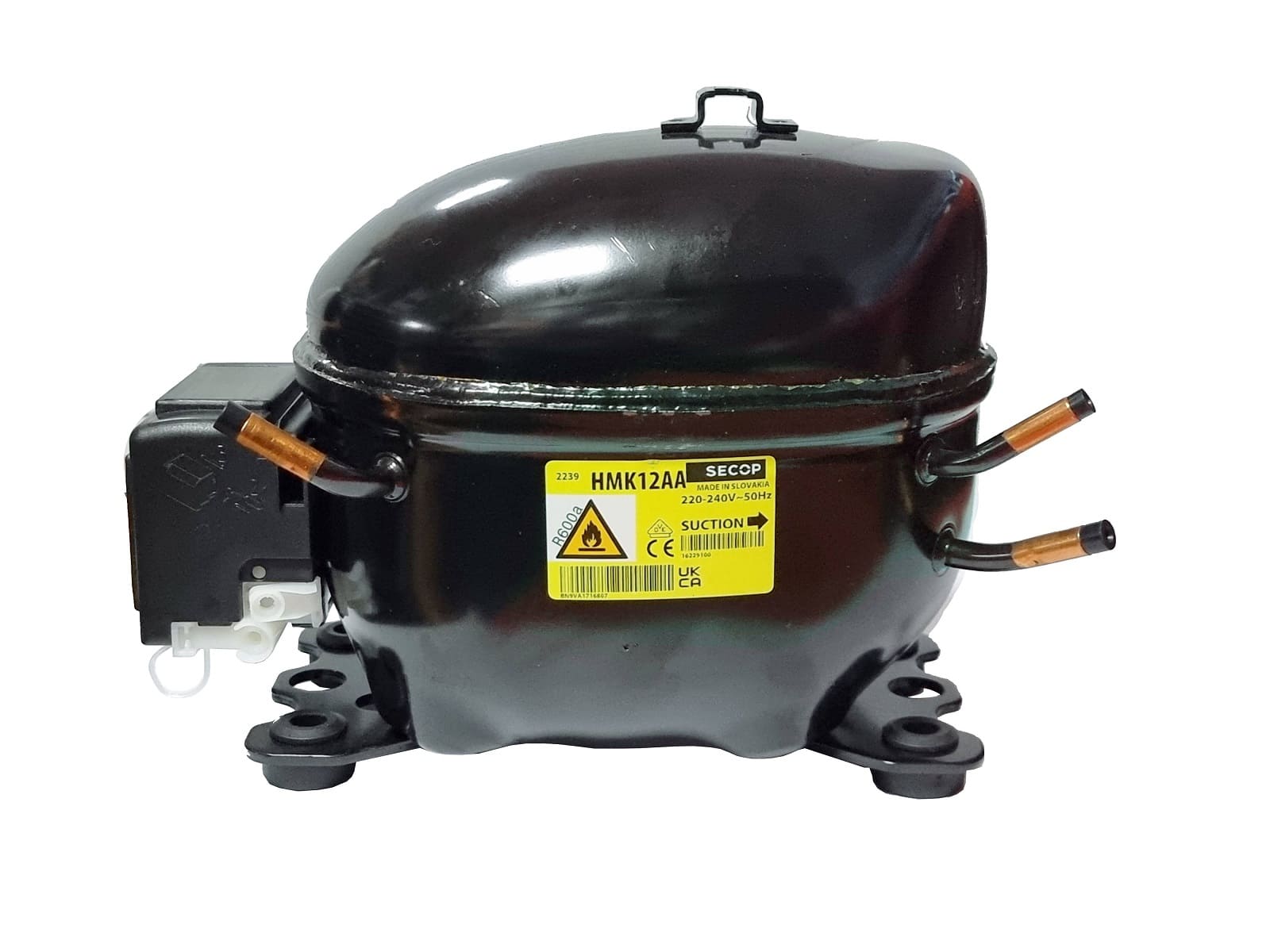 MFF02DF - Kompresor R600 LBP 11.2cm³ Secop HMK12AA 1/4hp 198w