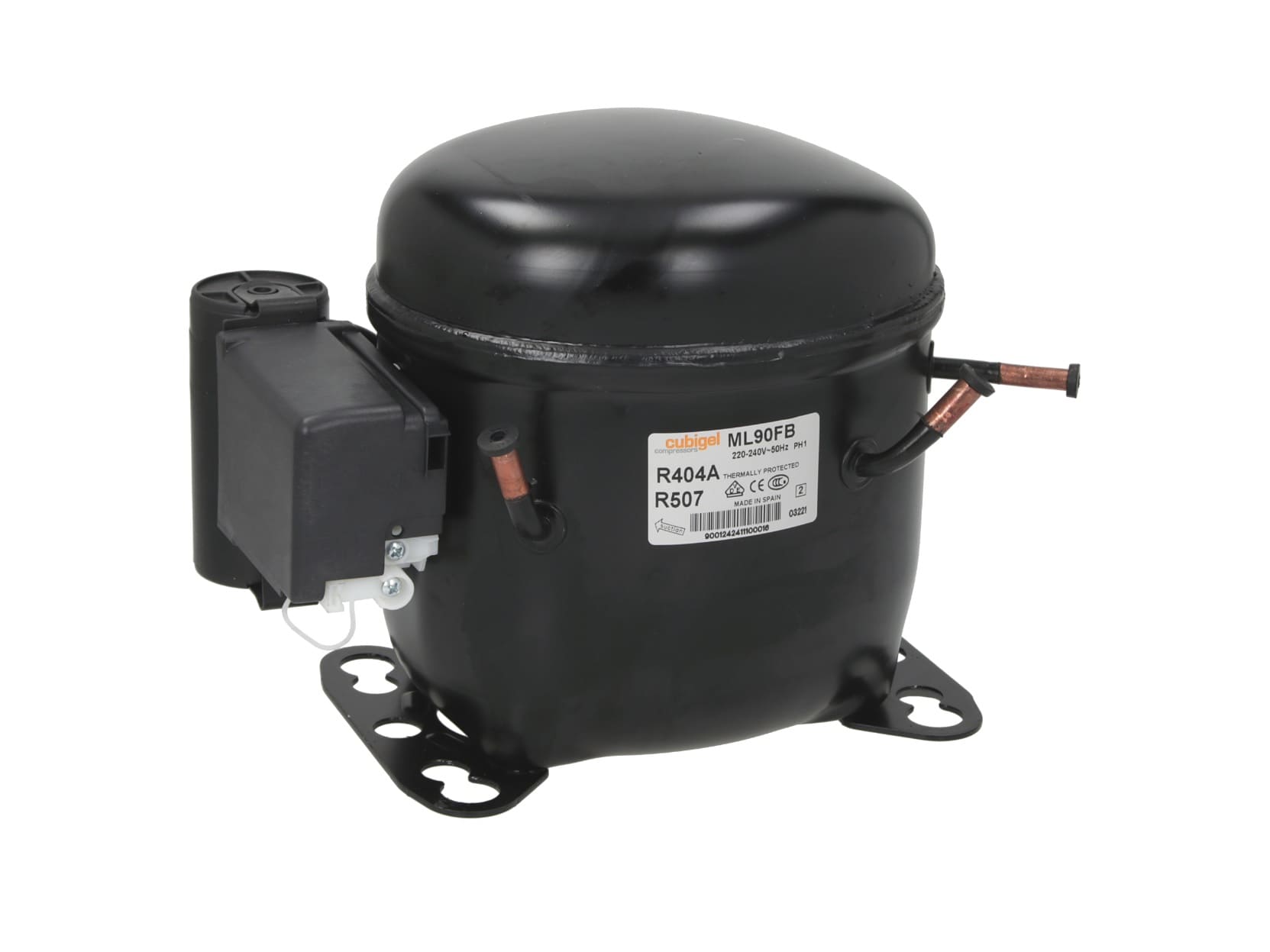 MFI15CB - Kompresor R404 LBP 08.86cm³ CUBIGEL ML90FB 1/3hp 270w