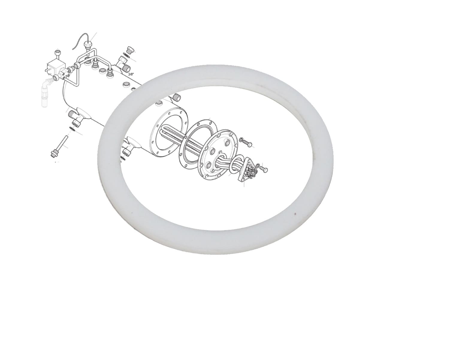 GRN3402 - Guarnicion rezistence teflon 59x45x2mm
