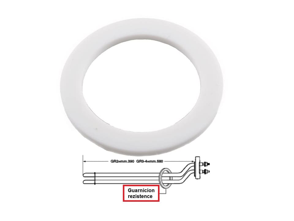 GRN3707 - Guarnicion rezistence teflon 58x50x2mm