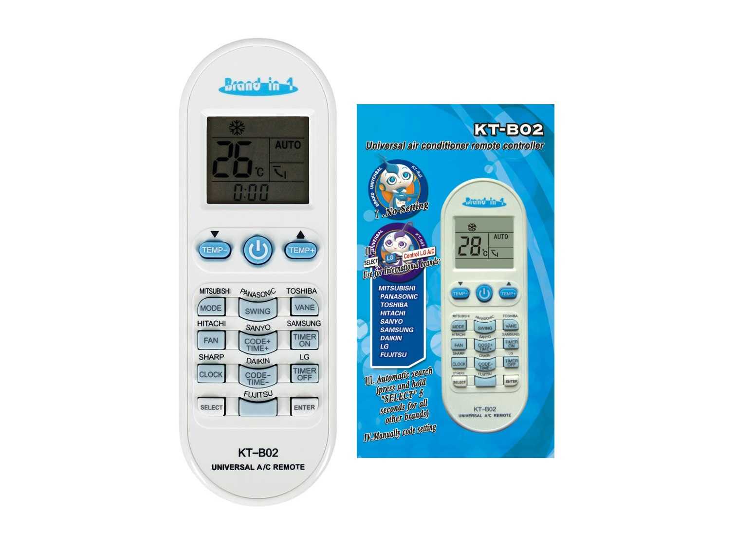 KT011 - Pult kondicioneri KT-B02