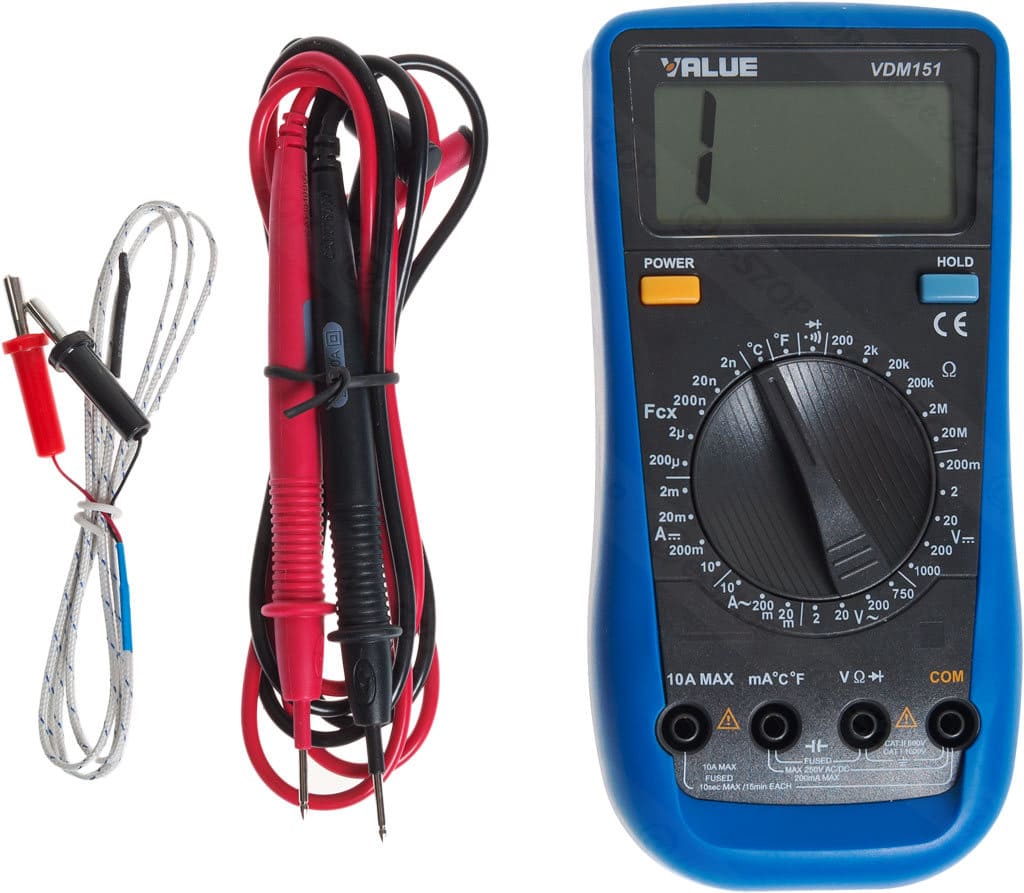 AMP002 - Multimeter dixhital VDM-151 value