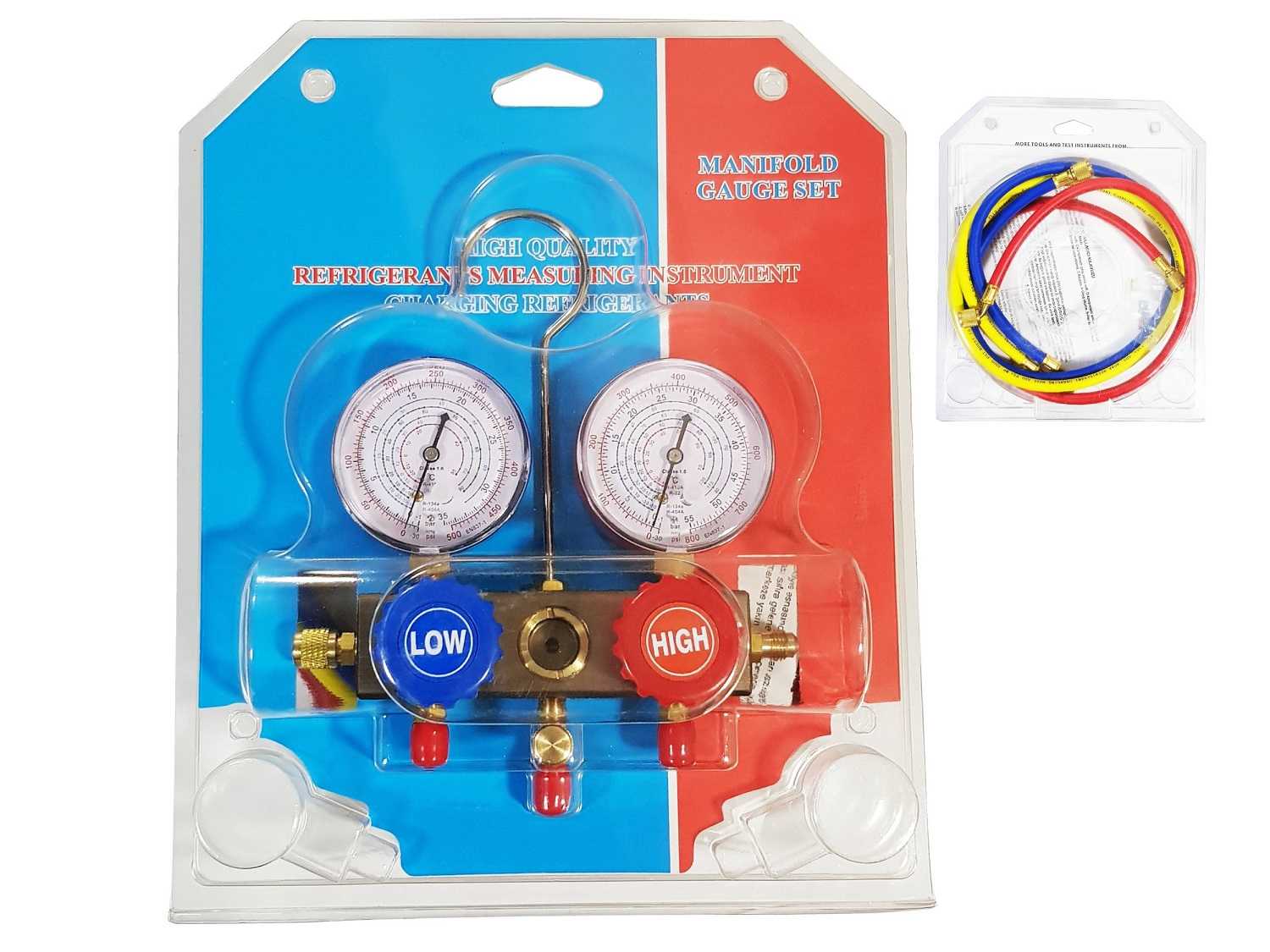 MNM200 - Manometer dopio+3 tuba R134a