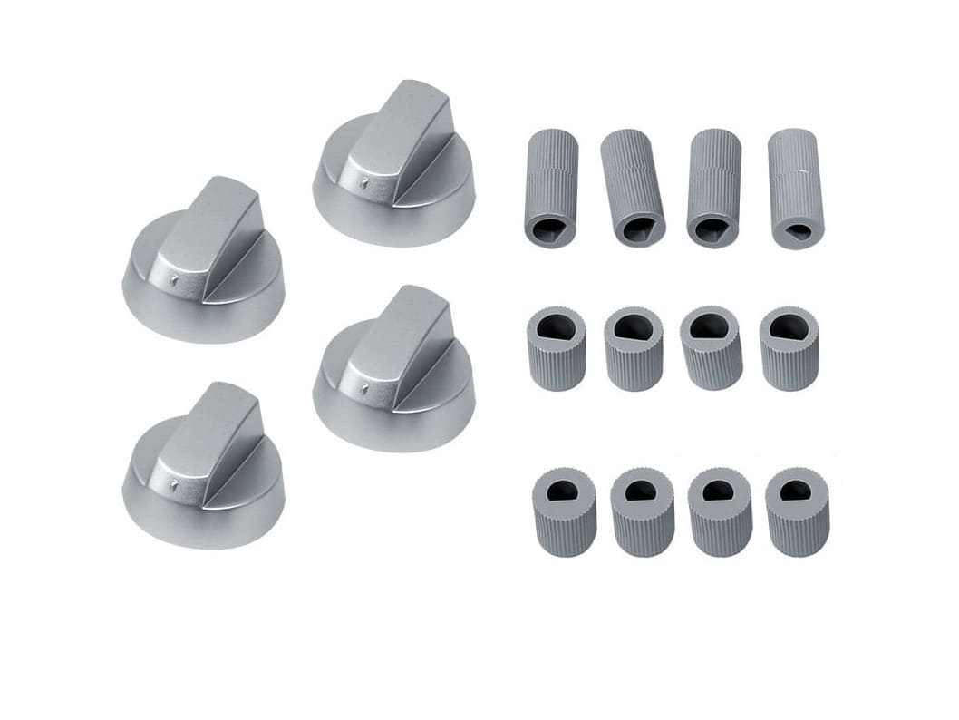MNP314 - Kit 4 cope manopola sobe+bosht ø42mm (gri)