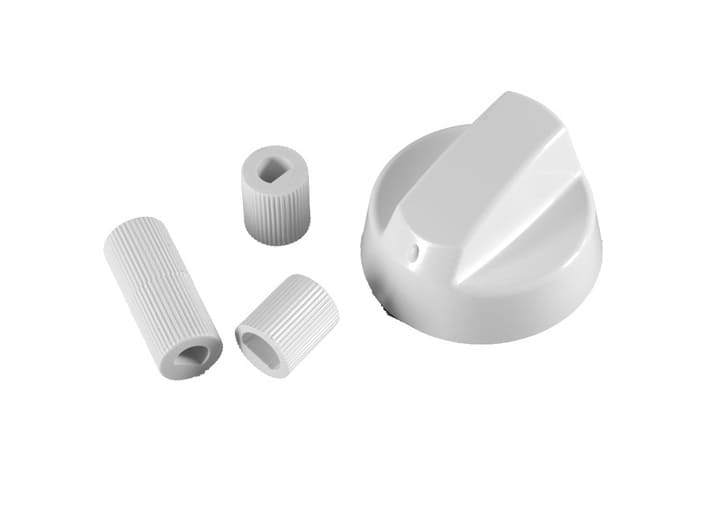 MNP311 - Manopola sobe+3 boshte ø42mm (bardhe)