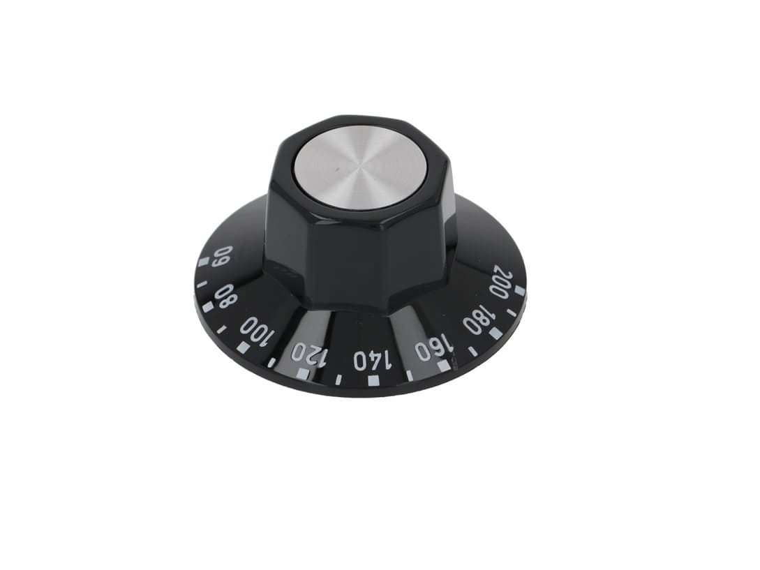 MNP407 - Manopol prof.sobe ø50 mm (ø6x4.6mm) 60-200°c