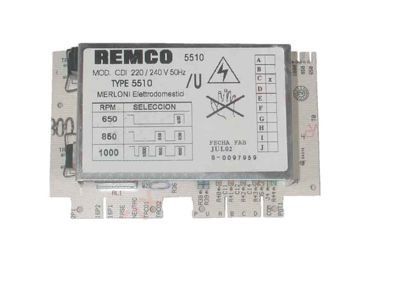 MOD1104 - P.LV. ariston REMCO 5510 650/1000rpm