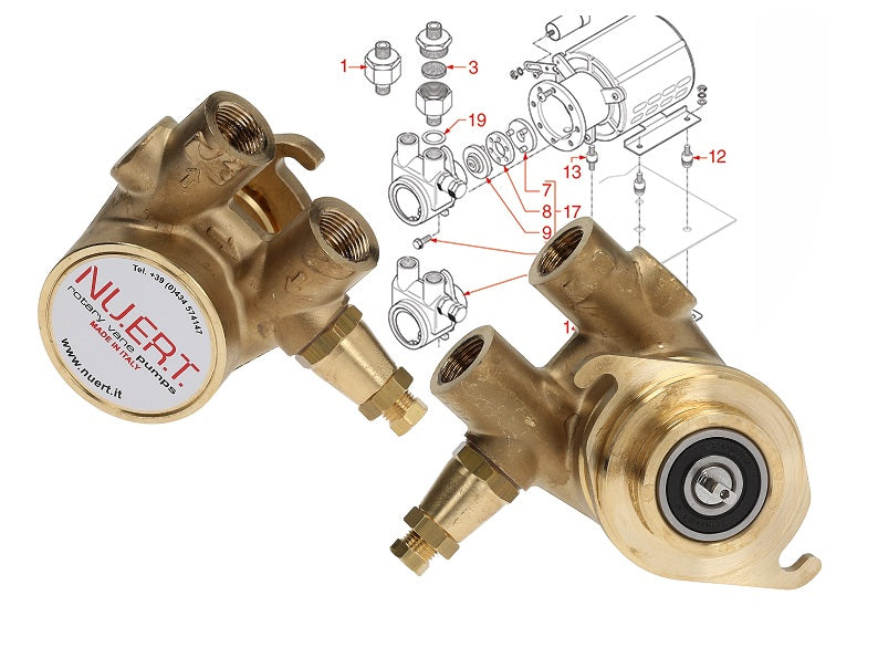 PEK3303 - Pompe me vesh NUERT 150lt/h ø3/8