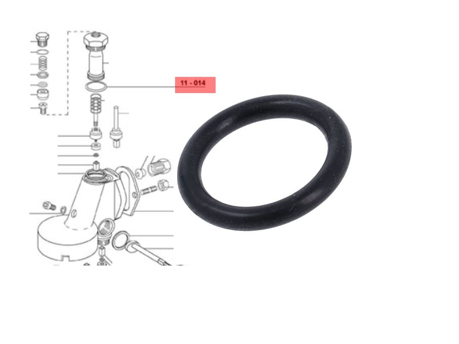 RNG3308 - O-Ring ø3.53x18.64mm OR125/4075 (infuzor E61)