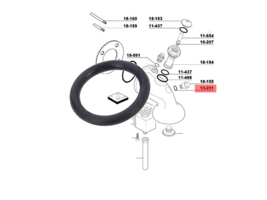 RNG4601 - O-Ring ø2.62x15.08mm OR119 (tap grupi)