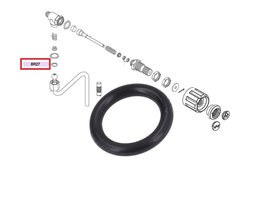 RNG4002 - O-Ring ø2.7x12.1mm R10 (rubineti avullit)