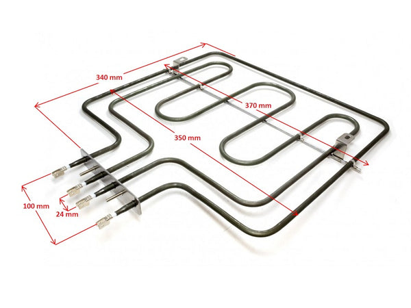 RZS0700 - Rezistence sobe dopio d.mes 5.6cm Zanussi 800+1700w