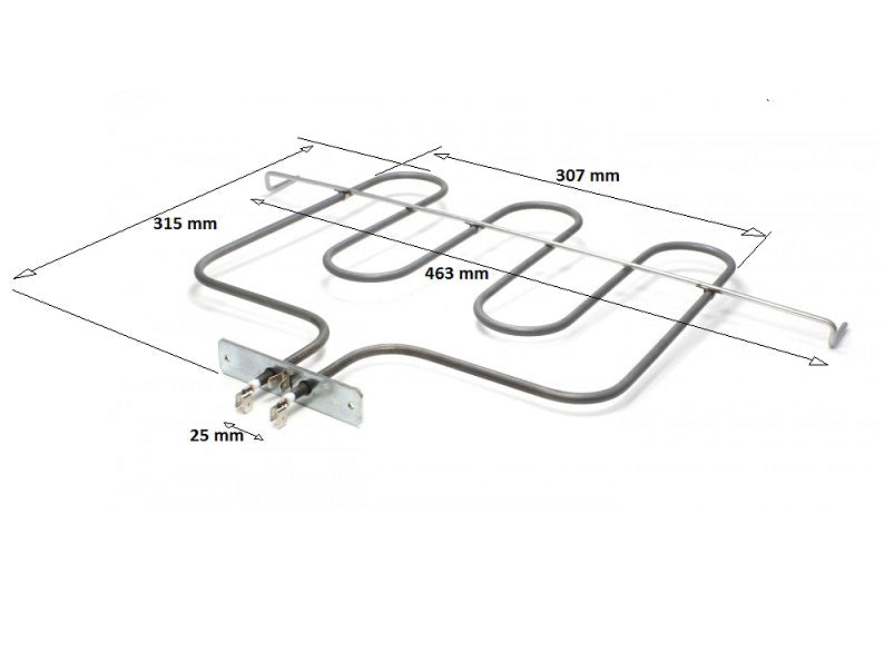 RZS0505 - Rezistence sobe teke d.mes 8.6cm Candy 1600w