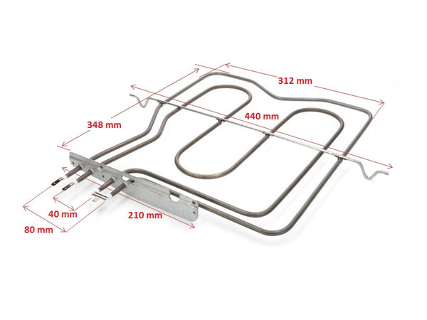 RZS1101 - Rezistence sobe dopio d.anesore 19.5cm Indesit 1000+1200w 1941