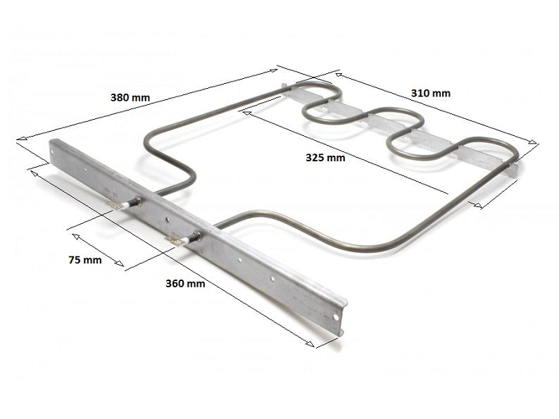 RZS1107 - Rezistence sobe teke d.mes 35cm Ariston 1000w