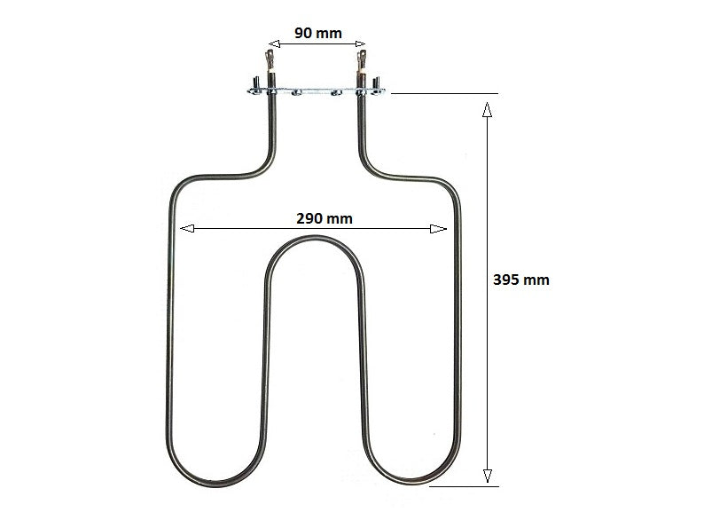 RZS1954 - Rezistence sobe teke d.mes 10.5cm 1100w teba
