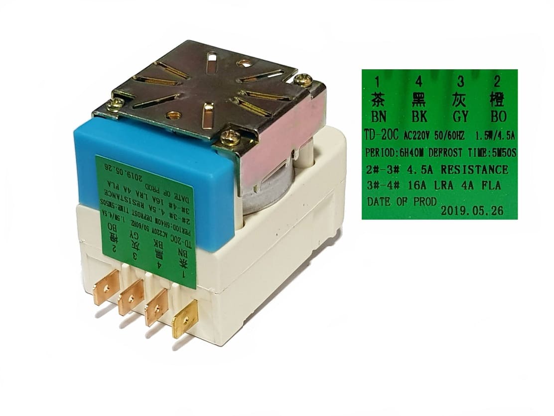 TMP402 - Timer defrost pacific TD-20C 6:40h-5:50m