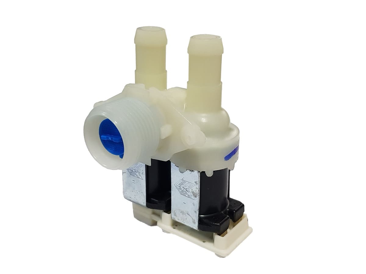 VAL2125 - Elektrovalvul Lavatrice 2D 90° Whirlpool fiksim-inkastro paket ø14mm