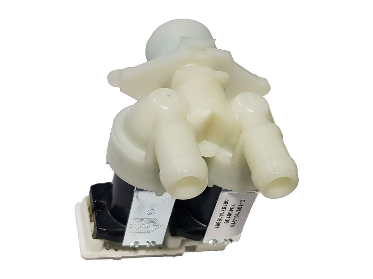 VAL2120 - Elektrovalvul Lavatrice 2D 180° Whirlpool fiksim-inkastro paket ø14mm