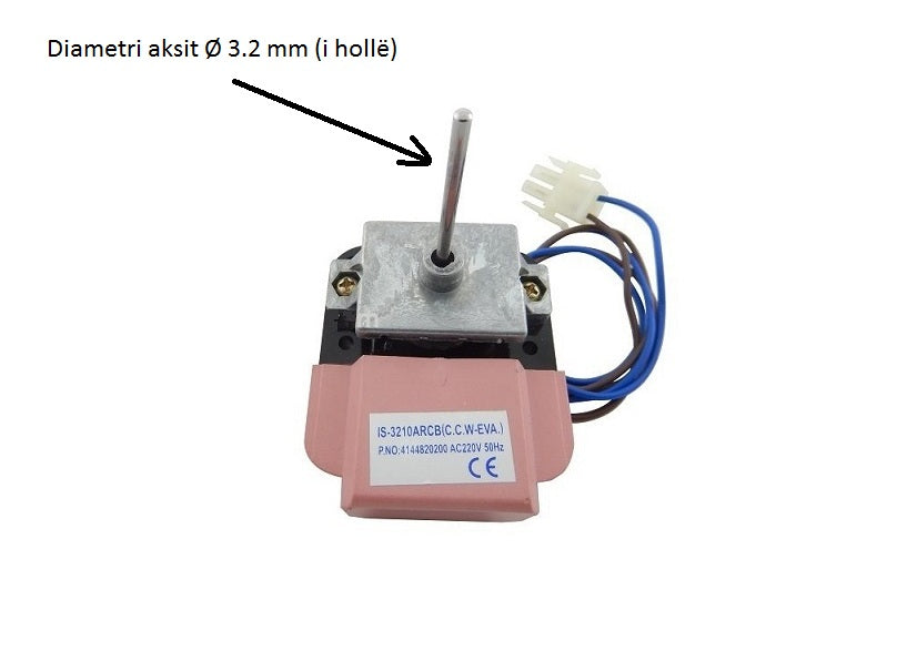 VNT407 - Ventilator no frost 220v 2fije rozë (IS-3210ARCB) ø3.2mm